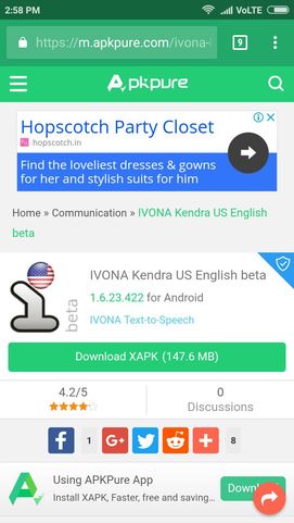 ivona voice apk download